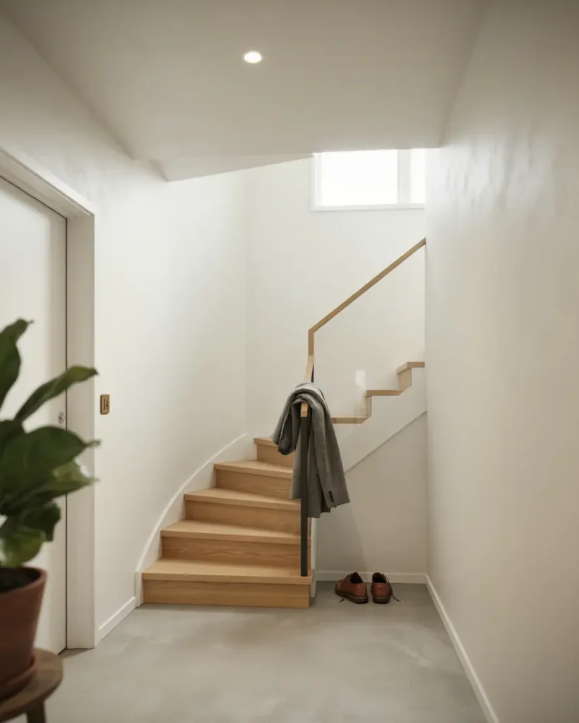 renovering av trapphus med nya sparklister och m lning i n sbypark t by